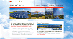Desktop Screenshot of aic-projects.com